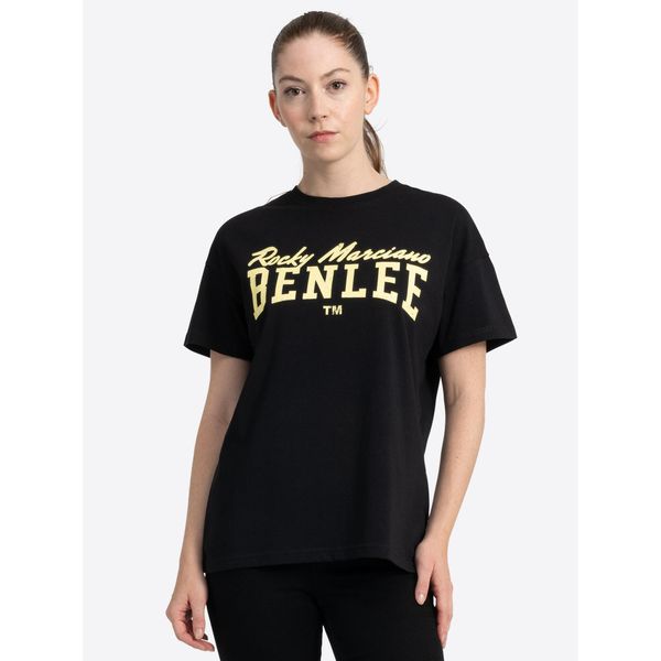 Damska koszulka z nadrukiem Benlee Lilly. Czarne koszulki sportowe damskie Benlee, bez wzorów, bez ramiączek. Za 168.00 zł.