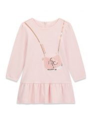 Guess Sukienka codzienna K6BK05 K5934 Różowy jasny Regular Fit. Czerwone sukienki dziewczęce Guess, z aplikacjami, z bawełny, bez ramiączek, proste. Za 194.99 zł.