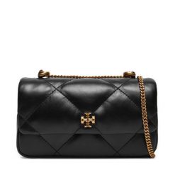 Torebka Tory Burch. Czarne torebki wieczorowe damskie Tory Burch, bez wzorów, bez dodatków. Za 1,699.00 zł.