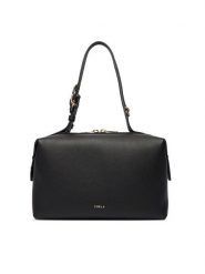 Furla Torebka Double M Boston WB01905 BX3036 KH O6000 Czarny. Czarne torebki klasyczne damskie Furla, z materiału, bez dodatków. Za 1,599.00 zł.