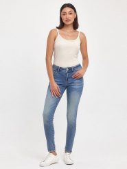 LTB Dżinsy "Maxime" - Slim fit - w kolorze niebieskim rozmiar: W25/L32. Niebieskie jeansy damskie LTB. Za 83.42 zł.