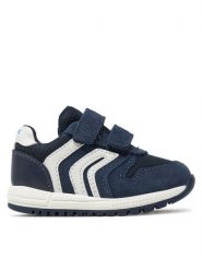 Geox Sneakersy B Alben Boy B453CA 02214 C4211 M Granatowy. Niebieskie buty sportowe chłopięce Geox, ze skóry, bez zapięcia. Za 279.99 zł.