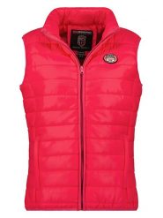 Geographical Norway Kamizelka pikowana "Vatika Basic" w kolorze różowym rozmiar: XL. Różowe kamizelki damskie Geographical Norway, xl, z aplikacjami, bez kaptura. Za 83.42 zł.