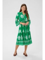 Cream Sukienka w kolorze zielonym rozmiar: L/XL. Zielone sukienki damskie Cream, bez wzorów, z wiskozy, bez ramiączek. Za 164.95 zł.