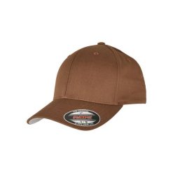 Czapka Flexfit wooly combed. Brązowe czapki damskie FLEXFIT, bez wzorów, z bawełny. Za 67.65 zł.