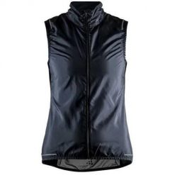 Damska kurtka wodoodporna Craft Essence Light. Czarne kurtki damskie Craft, l, bez wzorów, z elastanu, bez kaptura. Za 340.30 zł.