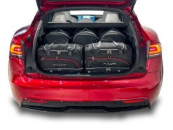Torby Do Bagażnika Tesla Model S Ev 2021+ 7Szt Kjust. Czarne torby podróżne KJUST, bez wzorów, z kauczuku. Za 1,989.00 zł.