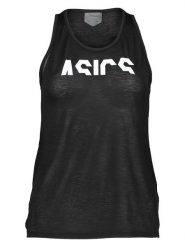 Asics Top sportowy "Esnt Gpx" w kolorze czarnym rozmiar: S. Czarne koszulki sportowe damskie Asics, s, bez wzorów, z materiału, bez ramiączek, outdoorowe. Za 57.06 zł.