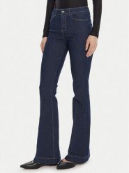 Rinascimento Jeansy CFC0125300003 Granatowy Flare Fit. Niebieskie jeansy damskie Rinascimento. Za 369.99 zł.