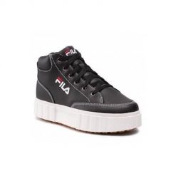 Buty do chodzenia damskie Fila Sandblast Mid. Czarne obuwie sportowe damskie Fila, z gumy, bez zapięcia, trekkingowe. Za 179.00 zł.