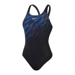 Damski kostium kąpielowy 1-częściowy Speedo Eco+ H-Boom Placem Muscleb. Białe stroje jednoczęściowe Speedo, bez wzorów, z poliesteru. Za 326.95 zł.