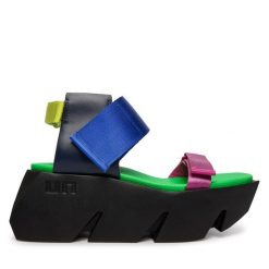 Sandały United Nude. Sandały damskie United Nude, bez wzorów, bez obcasa, na koturnie, bez zapięcia. Za 1,159.00 zł.