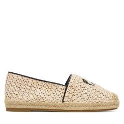 Espadryle DeeZee. Brązowe espadryle damskie DeeZee, bez wzorów, bez obcasa. Za 119.99 zł.