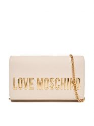 LOVE MOSCHINO Torebka JC4103PP1NKD0110 Beżowy. Brązowe torebki wieczorowe damskie Love Moschino, bez wzorów, ze skóry, bez dodatków. Za 519.99 zł.