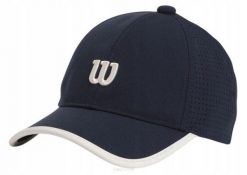 Czapka tenisowa Wilson Structured Classic. Czarne czapki damskie Wilson, z aplikacjami, z materiału. Za 149.00 zł.