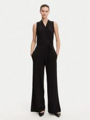 Weekend Max Mara Kombinezon Genzana 2515641012 Czarny Relaxed Fit. Czarne sukienki damskie Weekend Max Mara, bez wzorów, z wiskozy, bez ramiączek. Za 1,369.00 zł.