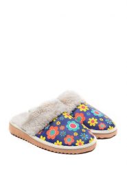 Calceo Kapcie w kolorze granatowym ze wzorem rozmiar: 38. Niebieskie kapcie damskie Calceo. Za 61.17 zł.