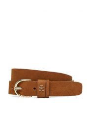 Tommy Hilfiger Pasek Damski Essential Effortless 2.5 AW0AW17762 Brązowy. Brązowe paski damskie Tommy Hilfiger, bez wzorów, z nubiku. Za 189.99 zł.