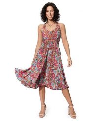 Ipanima Sukienka ze wzorem rozmiar: 34/36. Sukienki damskie Ipanima, bez wzorów, sportowe, bez ramiączek. Za 86.99 zł.