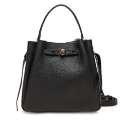 Torebka Tory Burch. Czarne torebki klasyczne damskie Tory Burch, bez dodatków. Za 2,129.00 zł.