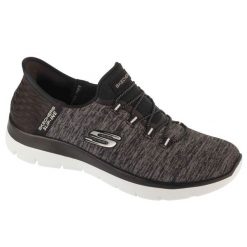 Buty sportowe Sneakersy damskie, Summits - Dazzling Haze. Czarne obuwie sportowe casual damskie Skechers, trekkingowe. Za 329.99 zł.