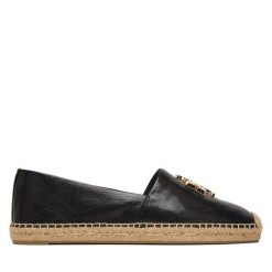 Espadryle Tory Burch. Czarne espadryle damskie Tory Burch, bez wzorów, bez obcasa. Za 1,439.00 zł.