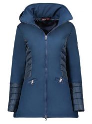 Geographical Norway Kurtka softshellowa "Tadame" w kolorze granatowym rozmiar: M. Niebieskie kurtki sportowe damskie Geographical Norway, m, bez wzorów, bez kaptura. Za 166.88 zł.