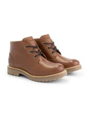 TRAVELIN' Skórzane botki "Tovgard" w kolorze jasnobrązowym rozmiar: 38. Brązowe botki damskie Travelin', bez obcasa, na obcasie, bez zapięcia. Za 346.99 zł.