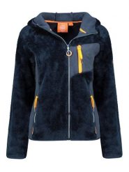 Canadian Peak Kurtka polarowa "Toscaneak" w kolorze granatowym rozmiar: M. Niebieskie kurtki damskie Canadian Peak, m, bez wzorów, z materiału, bez kaptura. Za 141.95 zł.