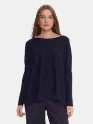 Kontatto Sweter 3M0802C Granatowy Relaxed Fit. Niebieskie swetry klasyczne damskie Kontatto, m, z syntetyku, bez kołnierzyka. Za 299.99 zł.