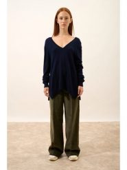 Just Cashmere Kaszmirowy sweter "Opal" w kolorze czarnym rozmiar: XL. Czarne swetry klasyczne damskie Just Cashmere, xl, z kaszmiru, bez kołnierzyka. Za 352.43 zł.