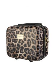 Puccini Kosmetyczka "Beverly Hills" w kolorze brązowo-czarnym - 32 x 30 x 18 cm rozmiar: onesize. Brązowe kosmetyczki damskie Puccini, bez wzorów, z materiału. Za 117.99 zł.