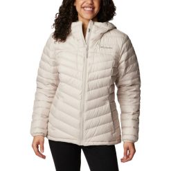 Kurtka sportowa damska Columbia Westridge Down Hooded Jacket. Brązowe kurtki sportowe damskie Columbia, s, bez wzorów, z materiału, z kapturem. Za 549.99 zł.