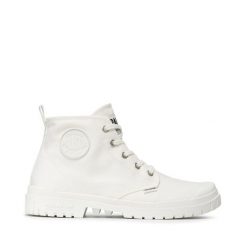 Trapery Palladium. Białe trapery damskie Palladium, bez zapięcia. Za 219.99 zł.