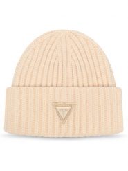Guess Czapka AW5623 VIS01 Beżowy jasny. Brązowe czapki damskie Guess, na zimę, z aplikacjami, z wiskozy. Za 154.99 zł.