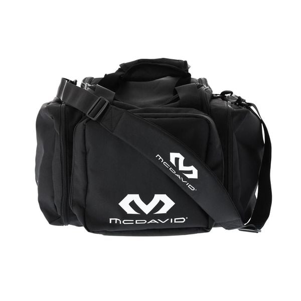 Torba sportowa McDavid. Czarne torby sportowe MCDAVID, bez wzorów, z materiału. Za 637.50 zł.