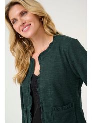 Cream Kardigan "Mellie" w kolorze ciemnozielonym rozmiar: M. Zielone kardigany damskie Cream, m, bez wzorów. Za 113.99 zł.