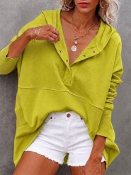 Milan Kiss Bluza w kolorze żółtym rozmiar: S. Żółte bluzy damskie Milan Kiss, s, bez wzorów, z bawełny, z kapturem. Za 184.95 zł.