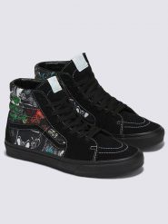 Vans Skórzane sneakersy "SK8-Hi" w kolorze czarnym rozmiar: 40,5. Czarne obuwie sportowe damskie Vans, za kostkę, bez zapięcia. Za 86.99 zł.