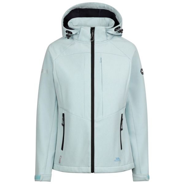 Kurtka Damska Fryatt Soft Shell. Niebieskie kurtki damskie Trespass, l, bez wzorów, bez kaptura. Za 337.99 zł.