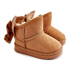Dziewczęce Ocieplane Śniegowce Z Kokardkami Camel Meriva brązowe. Brązowe kozaki dziewczęce bez wzorów, bez obcasa, bez zapięcia. Za 152.46 zł.