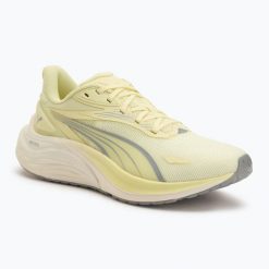 Buty do biegania damskie PUMA Electrify Nitro 4. Żółte obuwie sportowe damskie Puma, bez zapięcia, do biegania. Za 369.99 zł.