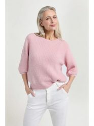 Josephine & Co Sweter "Day" w kolorze jasnoróżowym rozmiar: XS. Różowe swetry klasyczne damskie Josephine & Co, xs, z wełny, bez kołnierzyka. Za 157.35 zł.