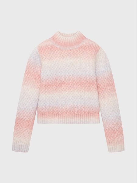 Tom Tailor Sweter 1033970 Różowy Regular Fit. Czerwone swetry dziewczęce Tom Tailor, bez wzorów, z syntetyku, bez kołnierzyka, bez ramiączek. Za 109.99 zł.