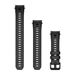Silikonowy pasek do zegarka Garmin Instinct® E 40mm. Czarne zegarki damskie GARMIN. Za 198.50 zł.