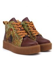 Goby Sneakersy w kolorze brązowym rozmiar: 40. Brązowe obuwie sportowe damskie Goby, za kostkę, bez zapięcia. Za 304.99 zł.