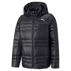 Puma Kurtka Light Goose Down 53194401. Czarne kurtki sportowe damskie Puma, m, bez wzorów, z puchu, bez kaptura. Za 324.62 zł.