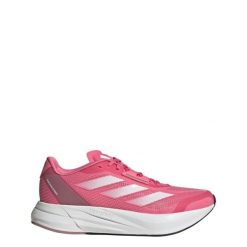 Buty Duramo Speed. Białe obuwie sportowe damskie Adidas, z materiału, bez zapięcia, do biegania. W wyprzedaży za 332.65 zł.