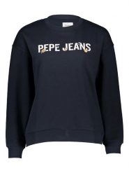 Pepe Jeans Bluza w kolorze granatowym rozmiar: XS. Niebieskie bluzy damskie Pepe Jeans, xs, bez wzorów, z bawełny, bez kaptura. Za 114.17 zł.