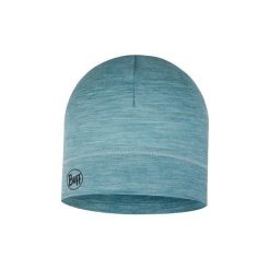 Czapka termoaktywna Buff Lightweight Merino Beanie - solid pool. Żółte czapki damskie Buff, na zimę, bez wzorów. Za 126.99 zł.